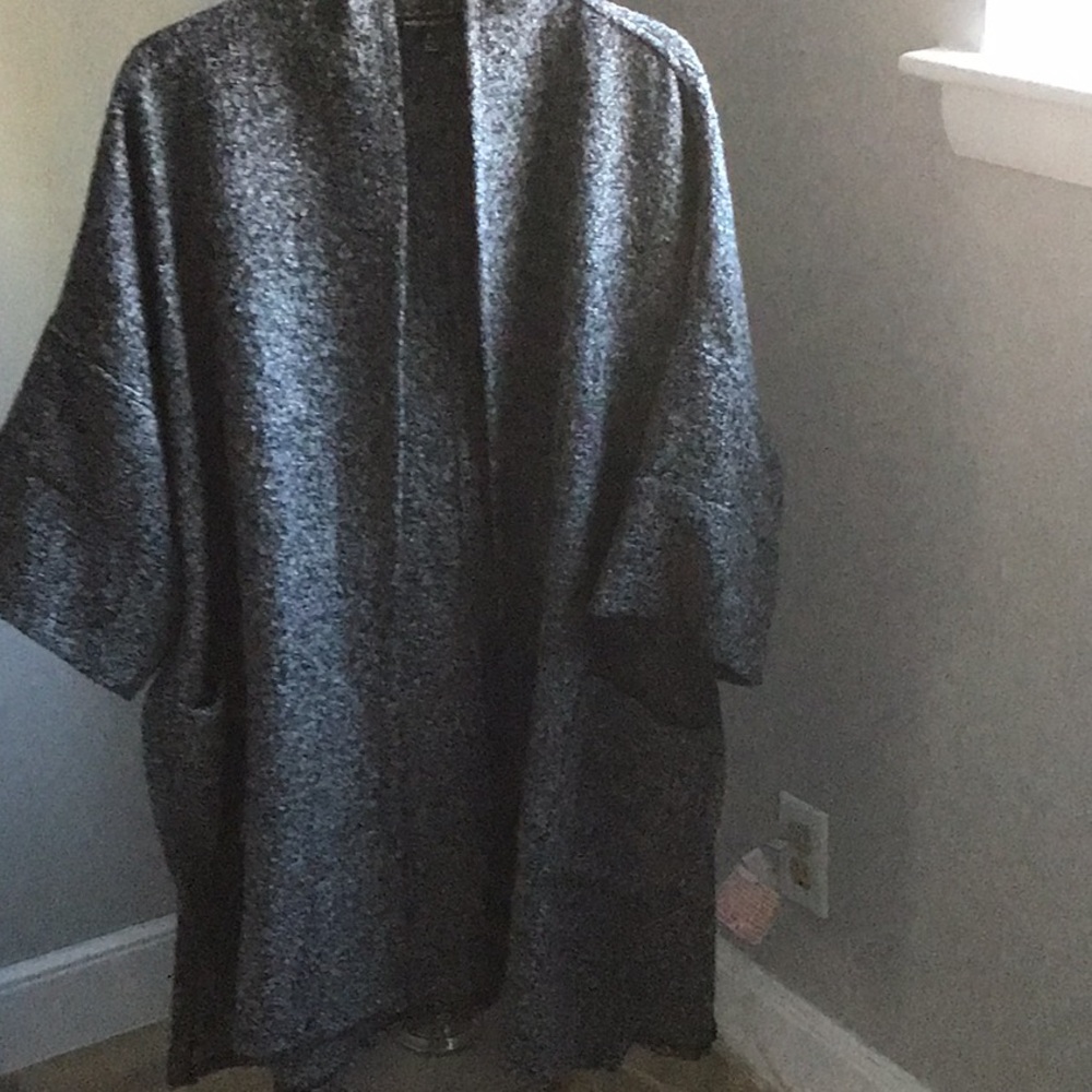 Tweed cape style jacket